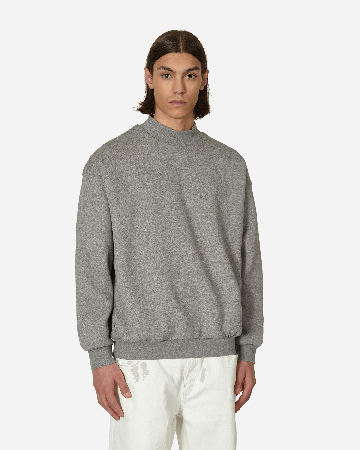Mikina adidas Originals Basketball Heather Crewneck Sweatshirt Šedá | IP1689 001, 0