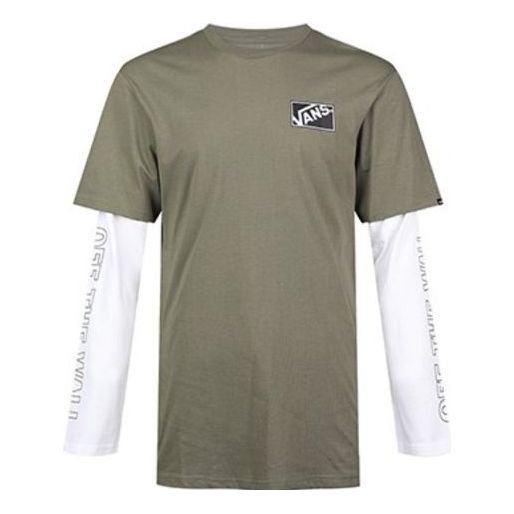 Tričko Vans Long Sleeve T-Shirt Zelené | VN0A54IGDB0, 0