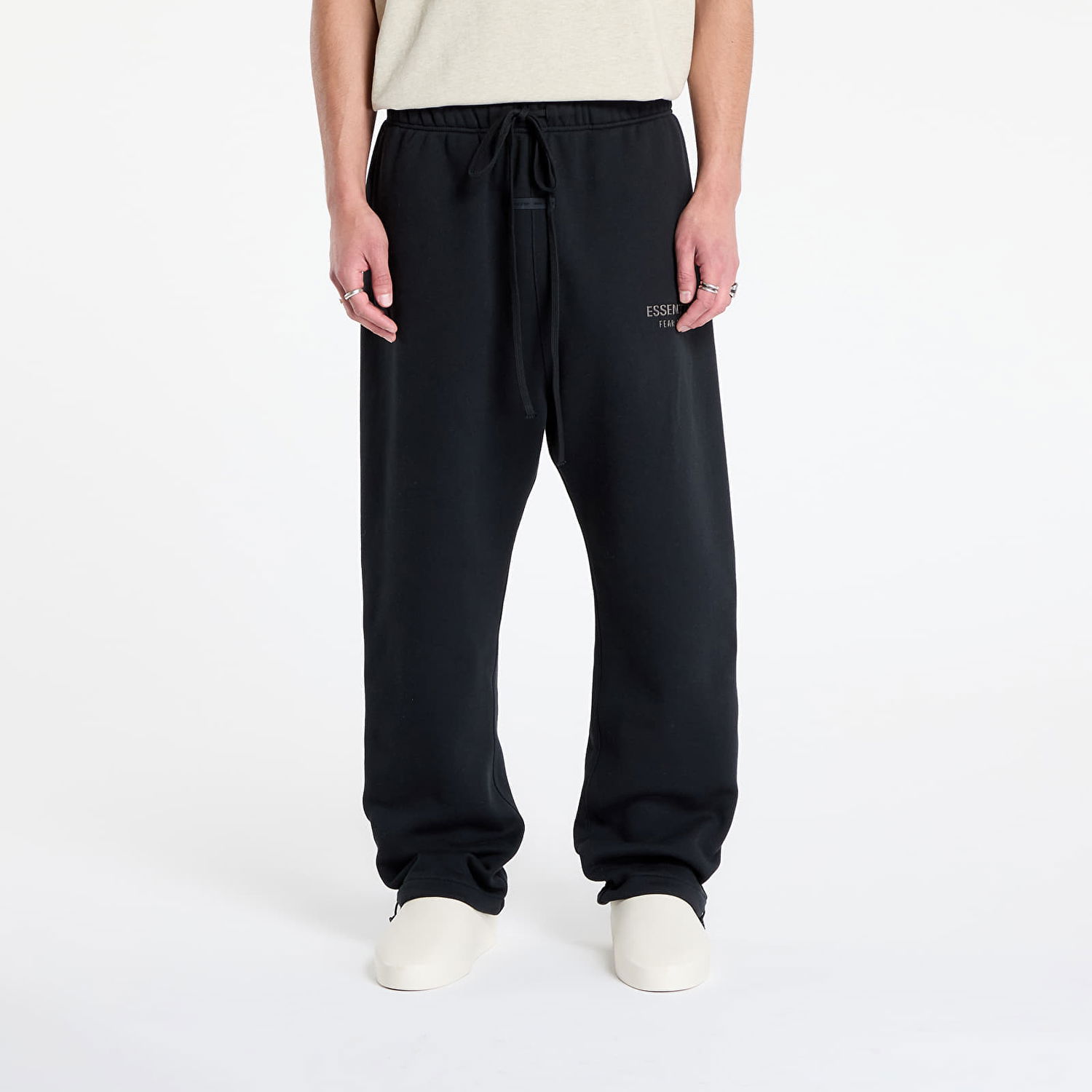 Tepláky Fear of God Fear of God Essentials Relaxed Fleece Sweatpants Čierna | 130SP258220F-861, 0