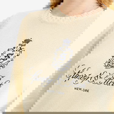 Sveter Sporty & Rich Sporty & Rich Women's Vendome Knitted Jumper, Size Large Béžová | WS065606205WH37, 5