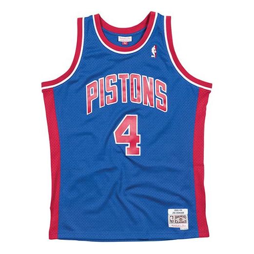 Dres Mitchell & Ness Mitchell & Ness Pistons Basketball Jersey Modrá | SMJYGS18161-DPIROYA88JDU