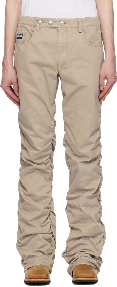 Džínsy MISBHV MISBHV Cotton Twill Stacked Trousers Béžová | 250M306, 0