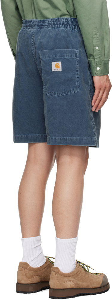 Šortky Carhartt WIP Reynold Corduroy Relaxed Shorts Modrá | I034877, 2