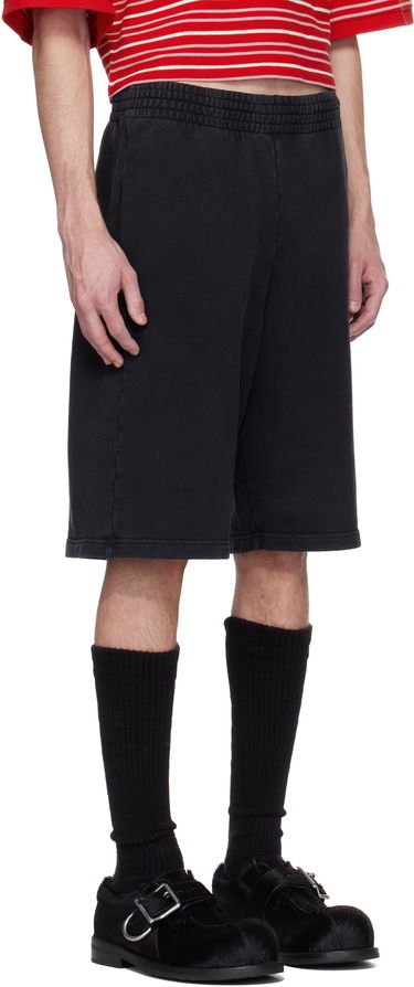 Šortky Martine Rose Martine Rose Logo Sweatshorts Čierna | 631JS02002M, 1