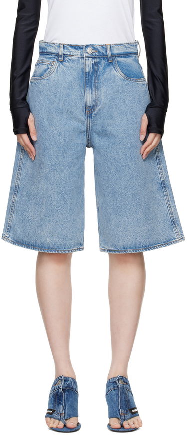 Šortky Coperni Coperni Faded Denim Bermuda Shorts Modrá | COPP86F2008, 0