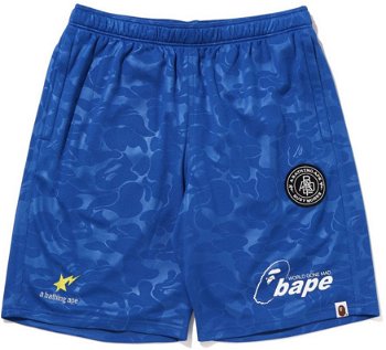 BAPE Bape Soccer Game Shorts Blue 1I80153002-BLUE