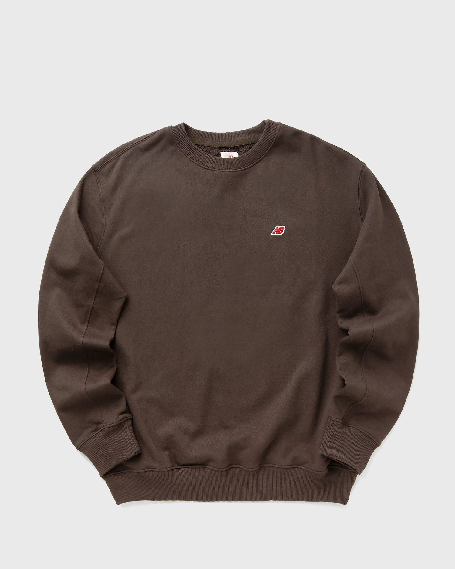 Mikina New Balance Core Crewneck Sweatshirt Hnedá | MT43541-RHE, 0
