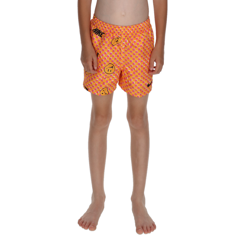 Plavky Nike 4-inch Volley Swim Shorts with Smiley Checkerboard Pattern Rôznofarebný | NESSD808-724