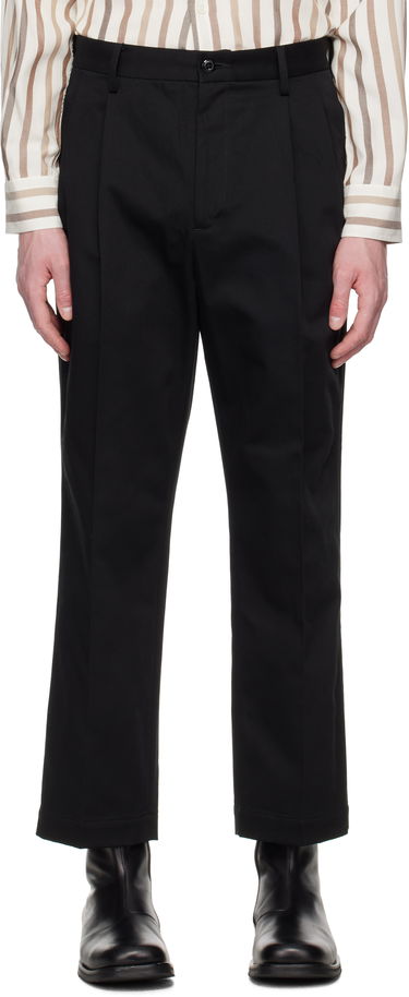 Nohavice WACKO MARIA WACKO MARIA Double Pleated Chino Trousers Čierna | 25SS-WMP-PT13, 0
