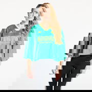 Tiro Cut 3 Stripes Oversized Mesh Cropped Jersey