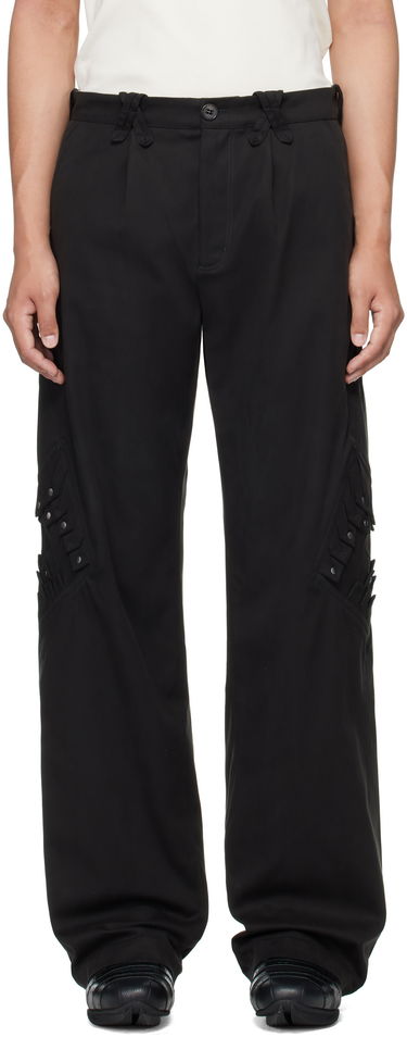 Cargo nohavice KIKO KOSTADINOV Kiko Kostadinov Estike Cargo Trousers Čierna | KKAW25T05-15, 0