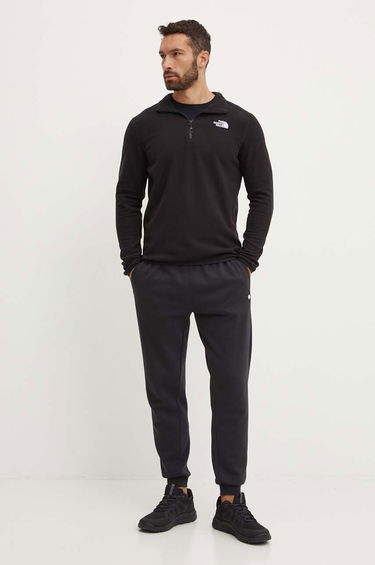 Sveter The North Face 100 Glacier 1/4 Zip Fleece Čierna | NF0A855W4H01, 1