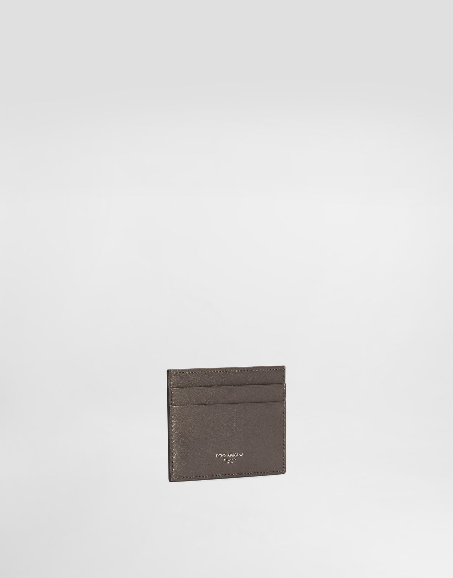 Peňaženka Dolce & Gabbana Dolce & Gabbana Calfskin Card Holder Šedá | BP0330AV95680730, 1