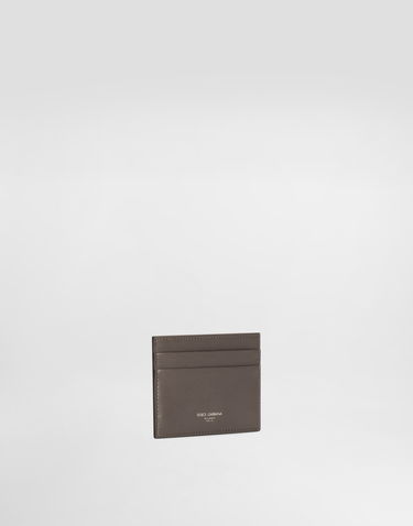 Peňaženka Dolce & Gabbana Dolce & Gabbana Calfskin Card Holder Šedá | BP0330AV95680730, 1