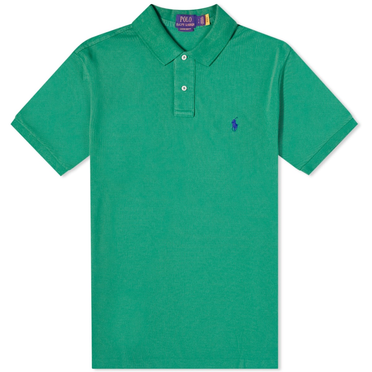 Tričko Polo by Ralph Lauren Polo Ralph Lauren Custom Fit Polo Zelené | 710782592017, 0