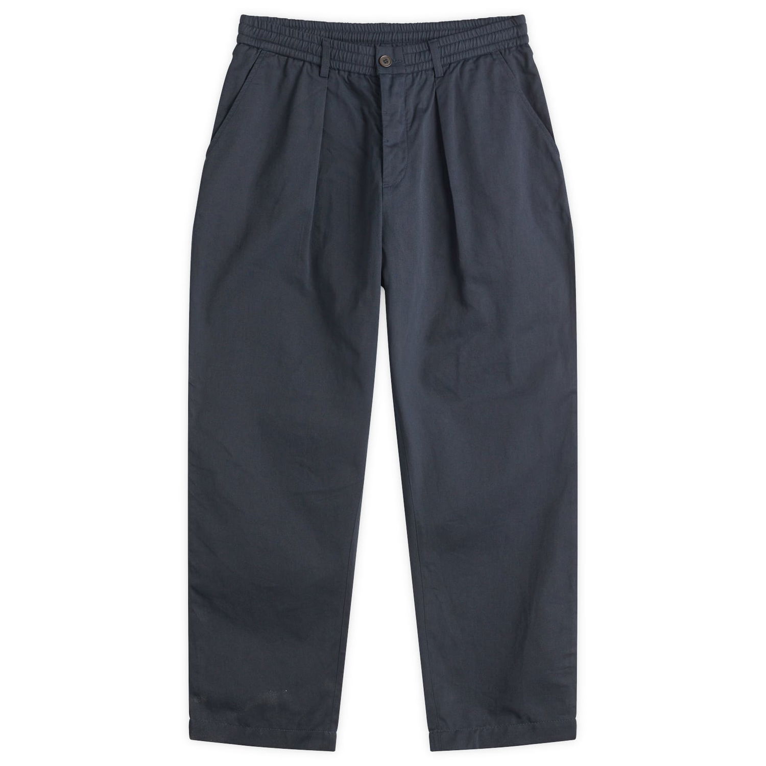Nohavice Universal Works Pleated Track Pant Navy | 00134-NVY, 1