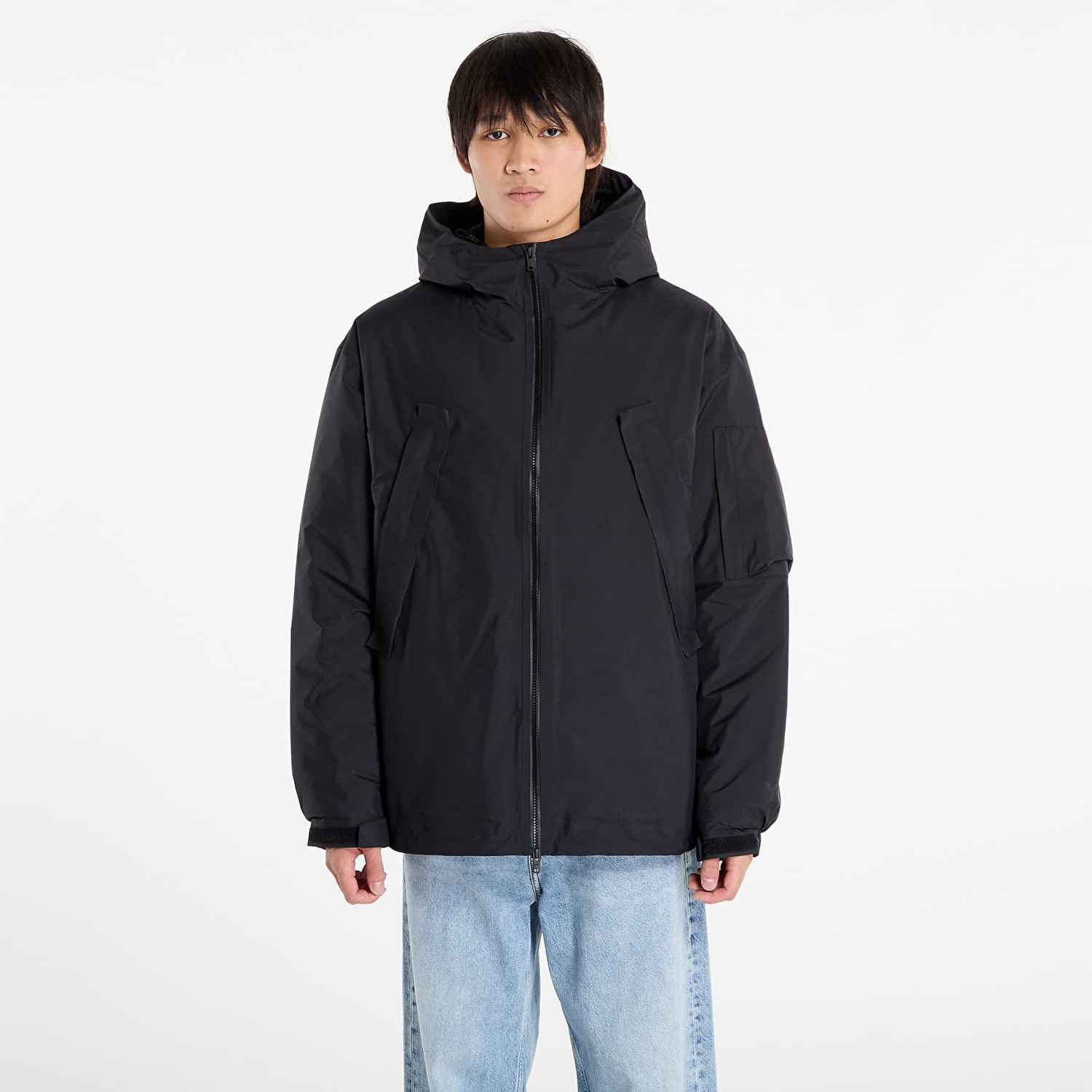 Bunda Y-3 Y-3 Graphic Hooded Jacket Čierna | JW4619, 0