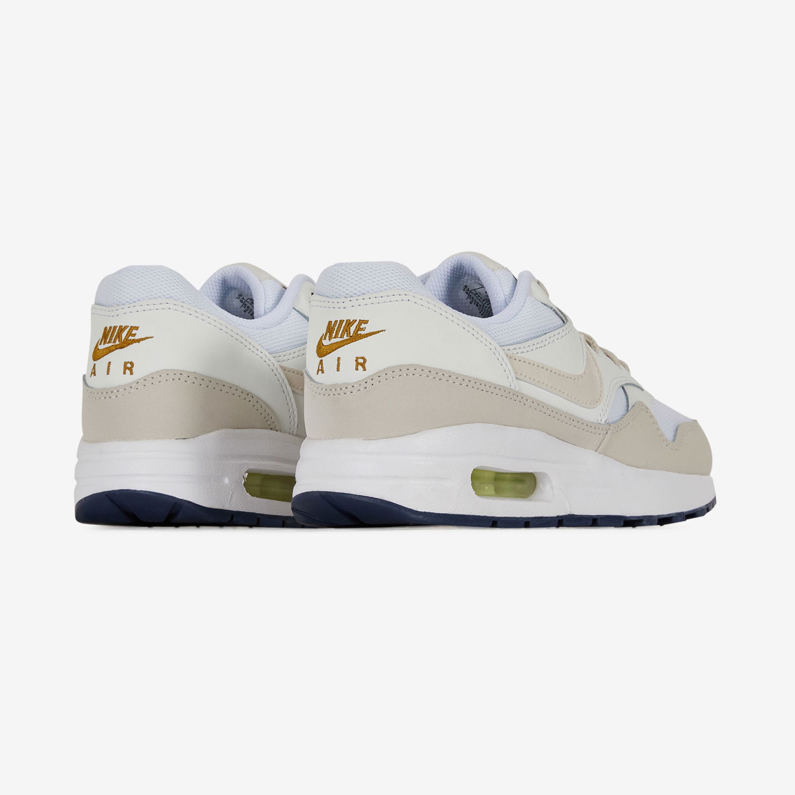 Air Max 1 Blanc/beige