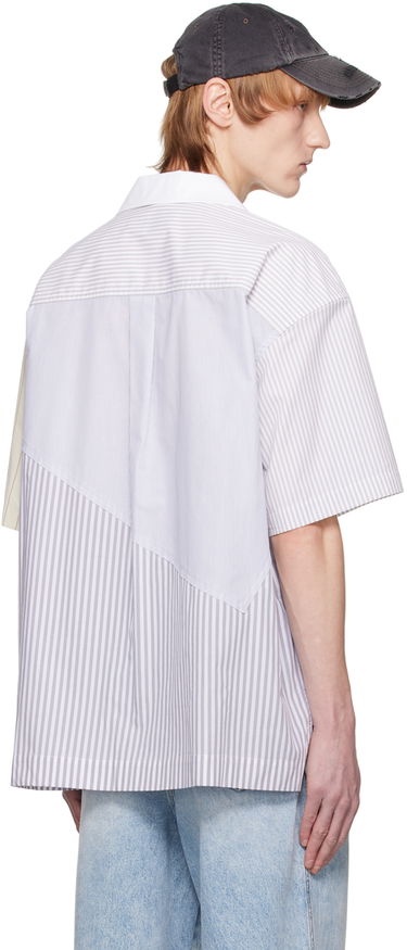 Košeľa Feng Chen Wang Feng Chen Wang Multi Stripe Short Sleeve Shirt Rôznofarebný | FMS15SR15, 2