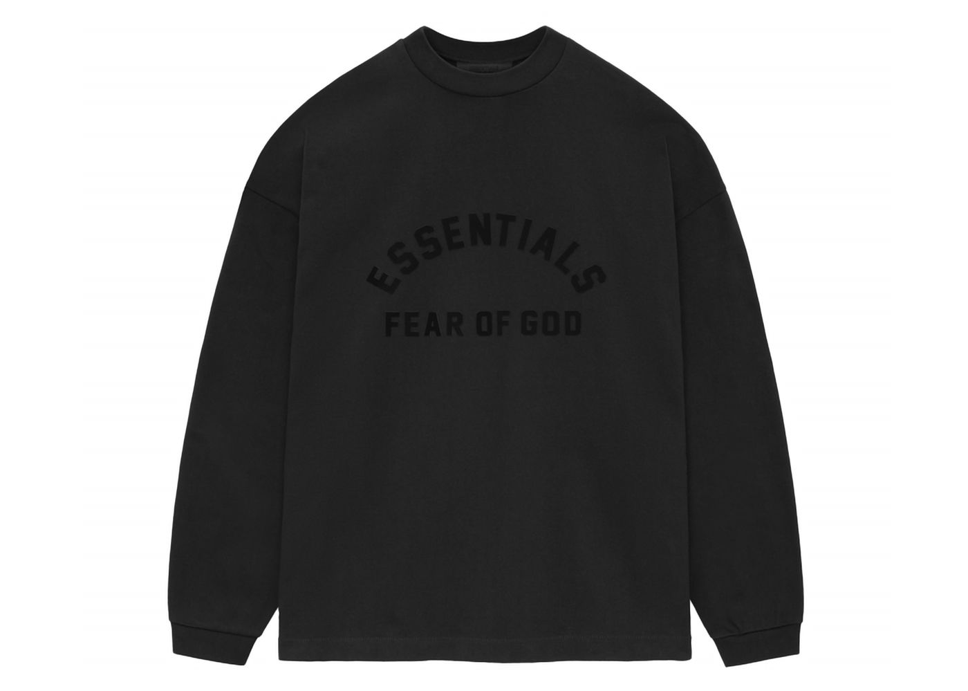 Tričko Fear of God Core Collection Heavy L/S Tee Black Čierna | 125SU242010F, 0