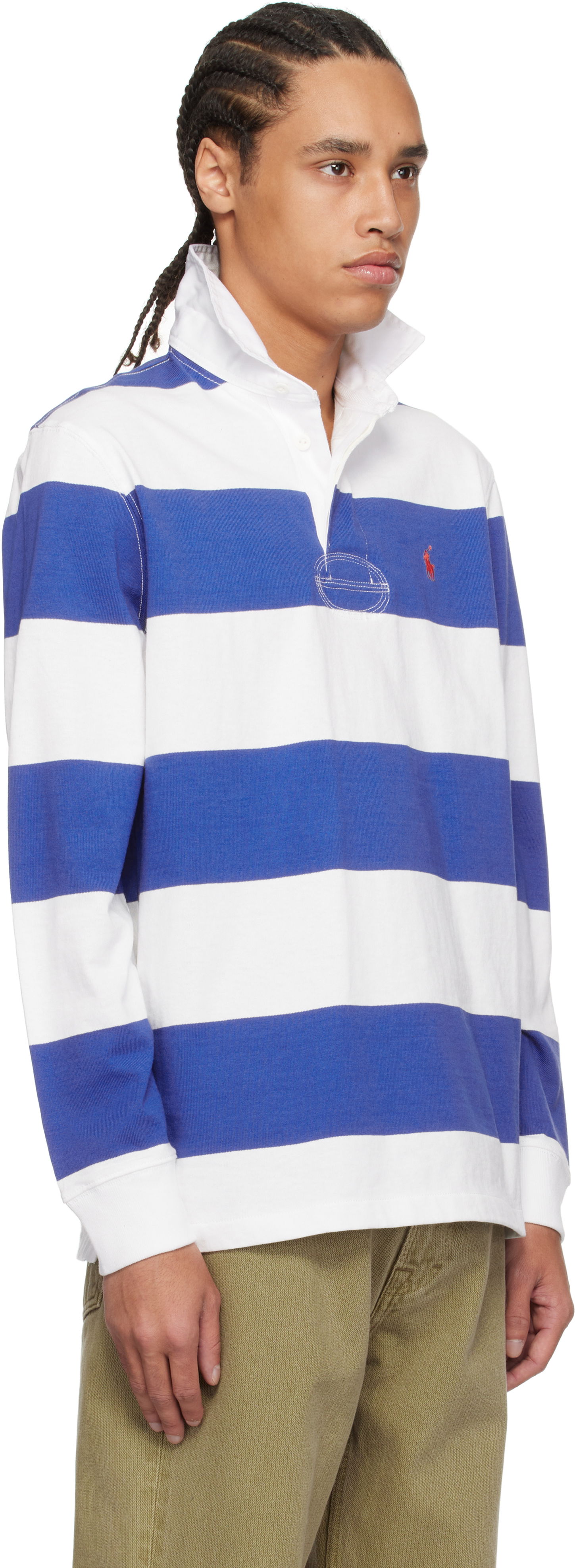 Polo tričko Polo by Ralph Lauren Ralph Lauren 'The Iconic Rugby' Shirt Modrá | 710900566019, 1