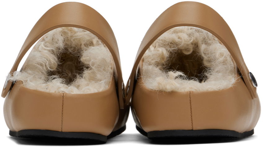 Tenisky a topánky Stella McCartney Elyse Shearling Clogs Béžová | 810443AP00P0, 1