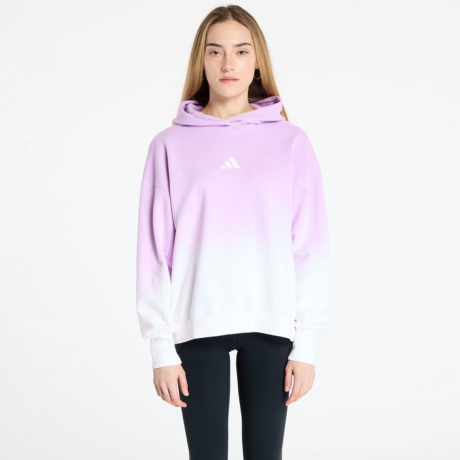 Mikina adidas Originals Adidas All Szn Loose Dip Dye Hoodie Fialová | JJ4566, 0
