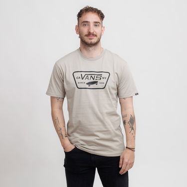 Tričko Vans Vans Full Patch T-Shirt Béžová | VN000QN8ZUJ1, 0
