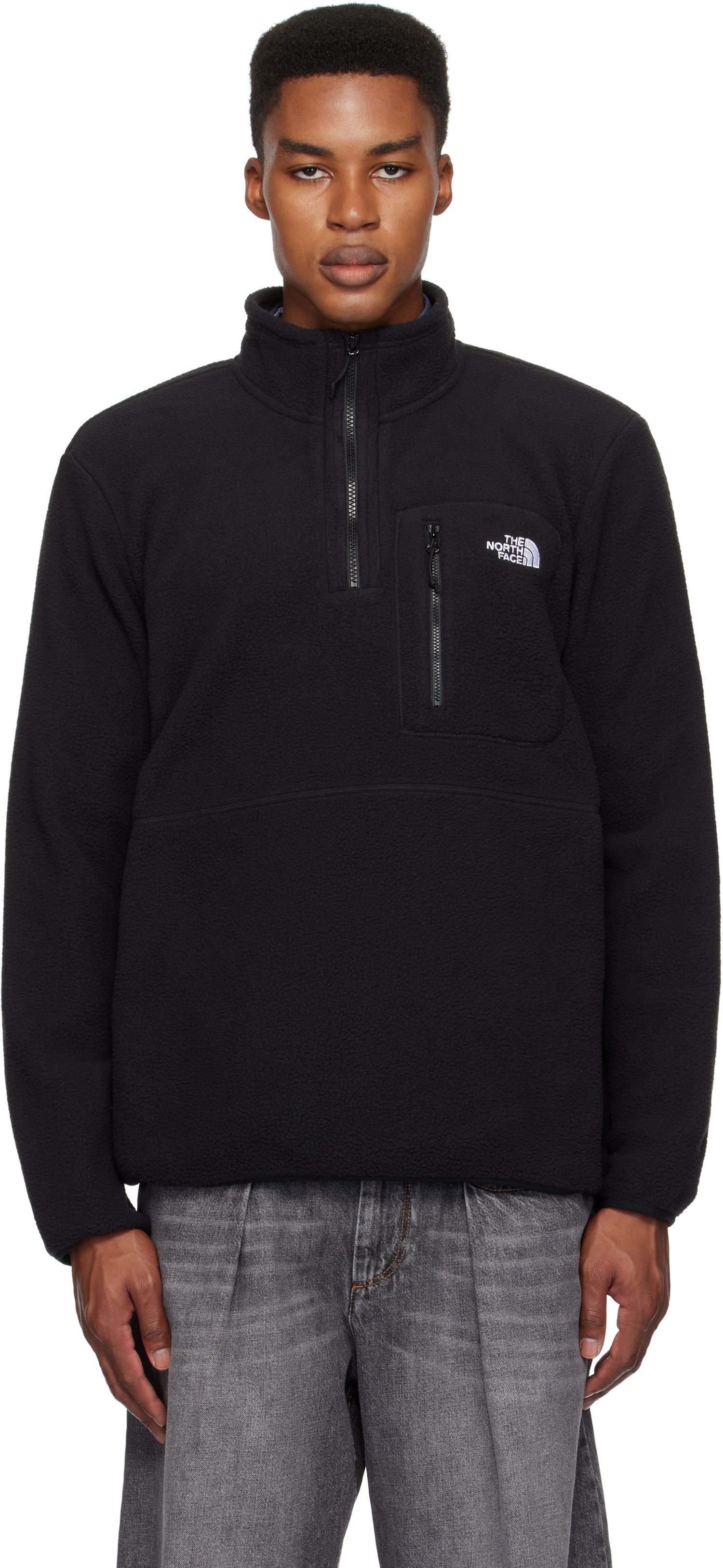 Mikina The North Face Quarter-Zip Fleece Jacket Čierna | NF0A883S, 0