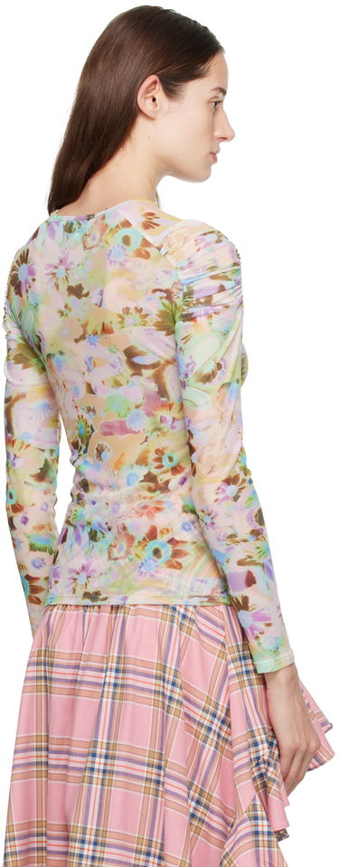 Sveter Collina Strada Collina Strada Arc Floral Long Sleeve T-Shirt Rôznofarebný | XX3257, 2