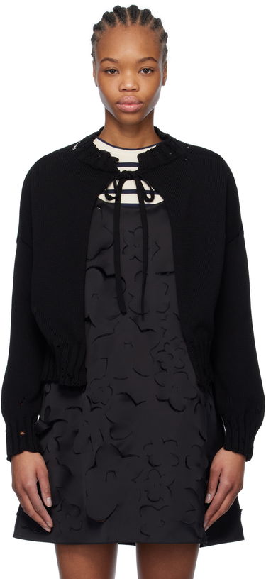 Sveter Marni Marni Worn Ribs Shrug Sweater Čierna | GCMD0579A0 UFC652, 0