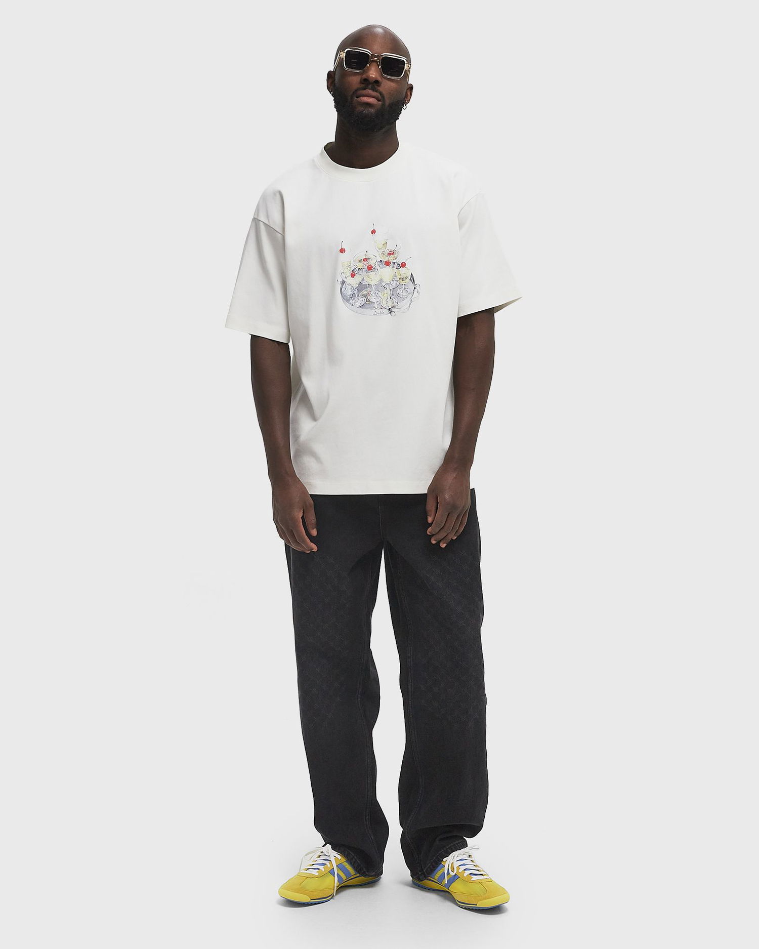 Tričko Drôle de Monsieur Drole de Monsieur Le Cocktails T-Shirt XXL Biela | G-TS237-CO002-OW, 1