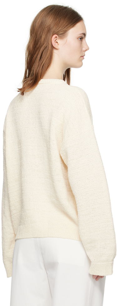 Sveter TOTEME Crewneck Relaxed-Fit Sweater Béžová | 242-WRT2286-YA0039, 2