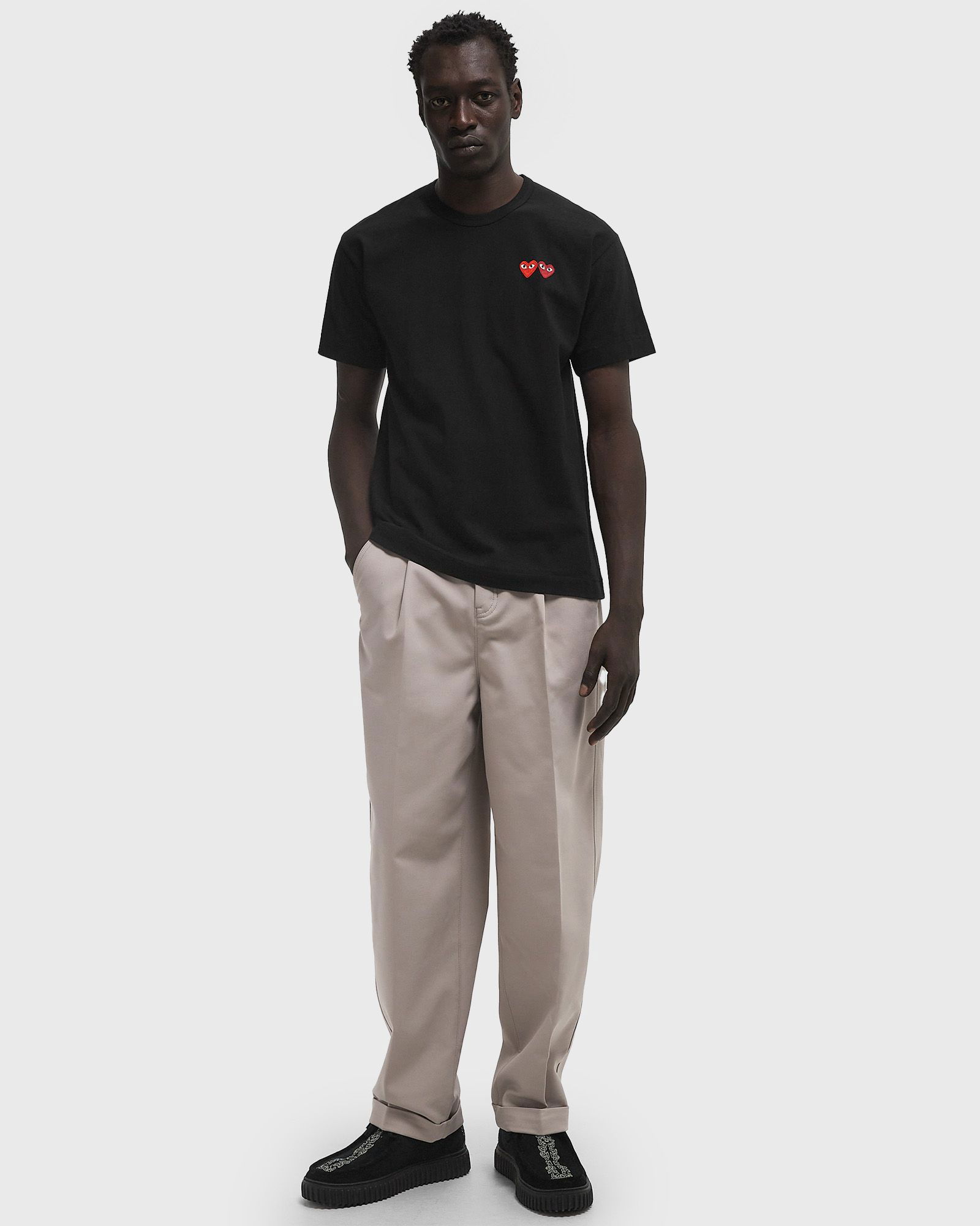 Calvin Klein Jeans Cropped Pleat Casual Pants