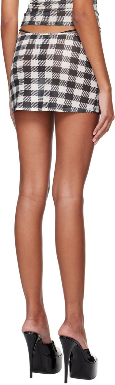 Sukňa Miaou Miaou Elektra Gingham Print Miniskirt Rôznofarebný | 4014PM2TAT, 2