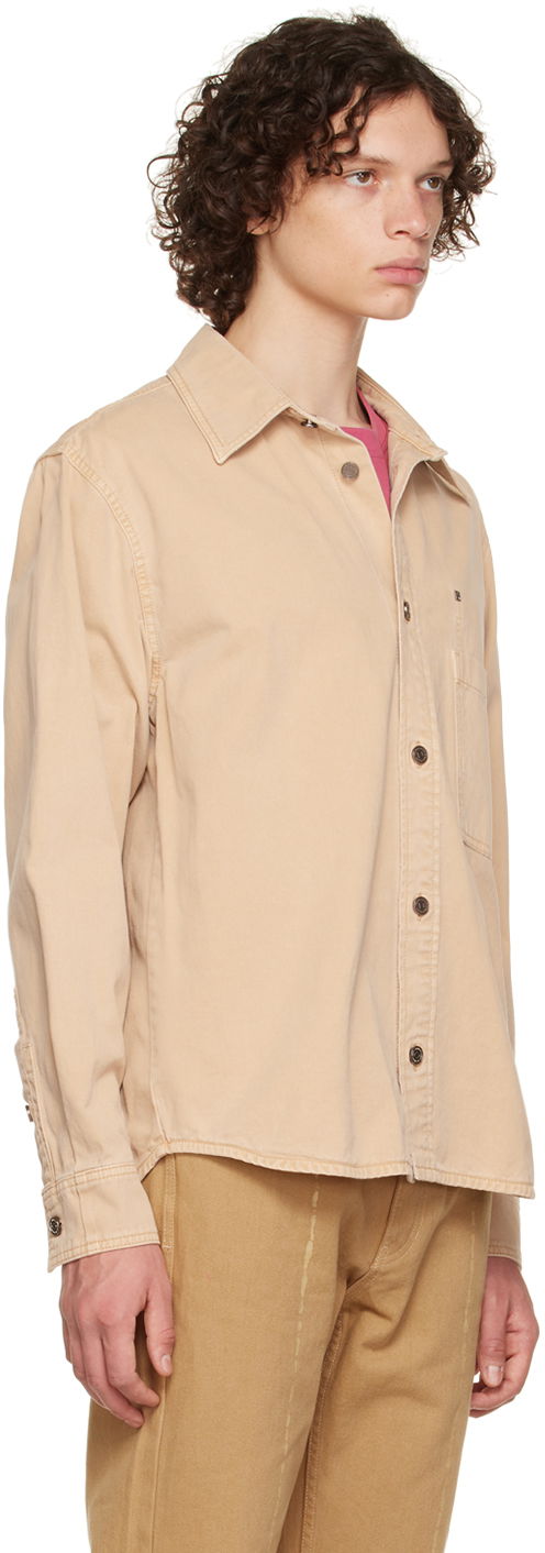 Košeľa WOOYOUNGMI WOOYOUNGMI Patch Pocket Shirt Béžová | W223SH11, 1