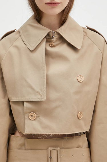Trenčkot VETEMENTS VETEMENTS Deconstructed Trench Coat Béžová | WA66JA400S, 3