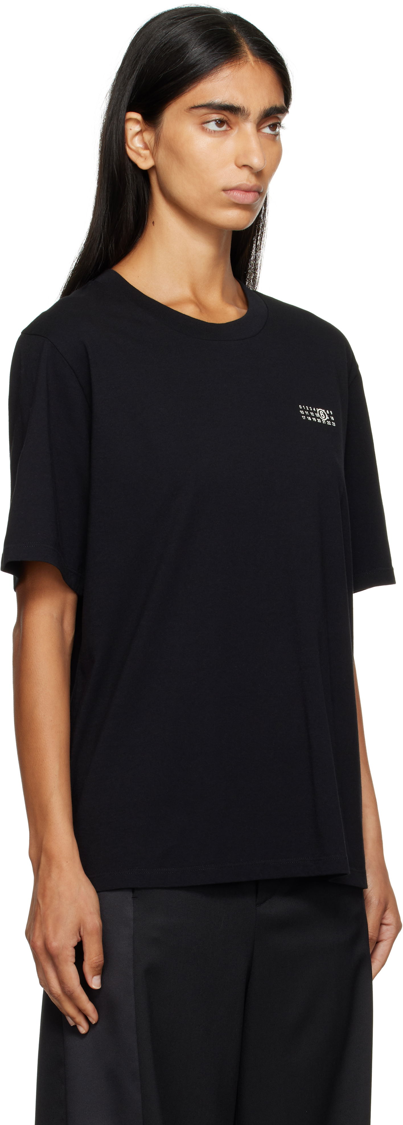 Tričko Maison Margiela MM6 Maison Margiela Cotton Jersey T-Shirt Čierna | SH2GC0031 M20048, 1