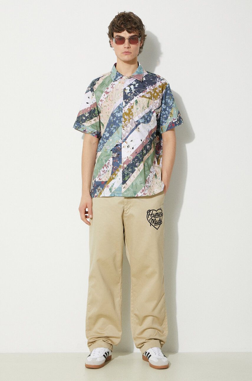 Košeľa Engineered Garments Camp Shirt Regular Modrá | OR019.WF094, 1