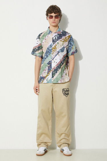 Košeľa Engineered Garments Camp Shirt Regular Modrá | OR019.WF094, 1
