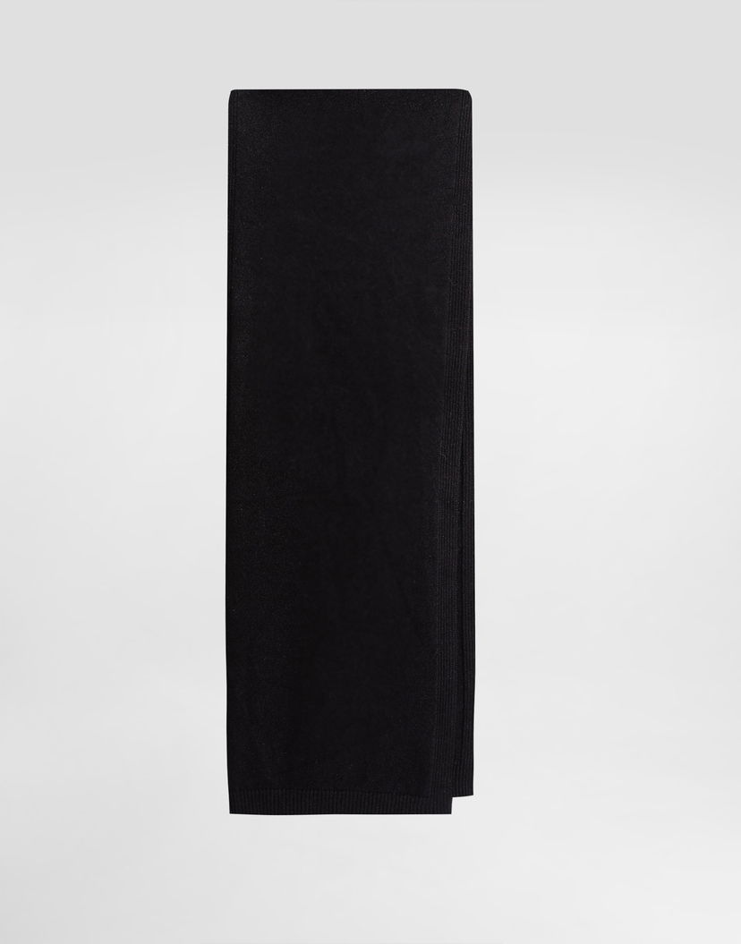 Šál Dolce & Gabbana Dolce & Gabbana Cashmere Knitted Scarf Čierna | FXR17TJDVC2N0000