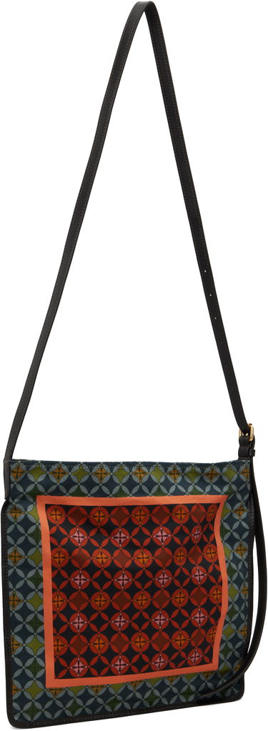 Tote bag Dries Van Noten Dries Van Noten Scarf Print Tote Bag Zelené | 252-011503-791, 2