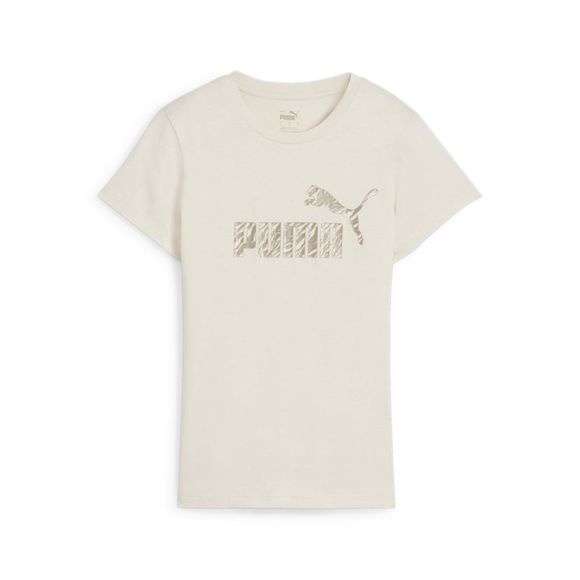 Tričko Puma ESS+ Animal Print T-shirt Biela | 681490-87