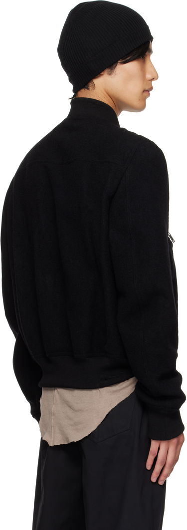 Bomber bunda Rick Owens Rick Owens Bauhaus Flight Jacket Čierna | RU02E1749 WBD, 2