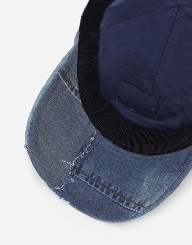 Šiltovka Dolce & Gabbana Dolce & Gabbana Patchwork Denim Baseball Cap Modrá | LB4H80G7H5CS9000, 2