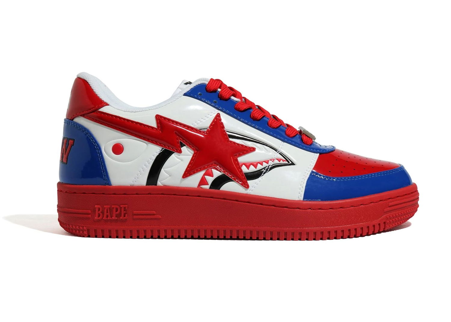 Tenisky a topánky BAPE Bape Sta Low "London Store Shark" Červená | 1G72-191-008, 0