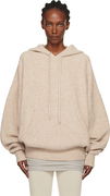 Concordians Hun Oversized Knitted Hoodie with Kangaroo Pocket