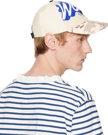 Šiltovka Marine Serre Marine Serre Regenerated Tote Bags Baseball Cap Béžová | UHG048A UWOV0009, 4