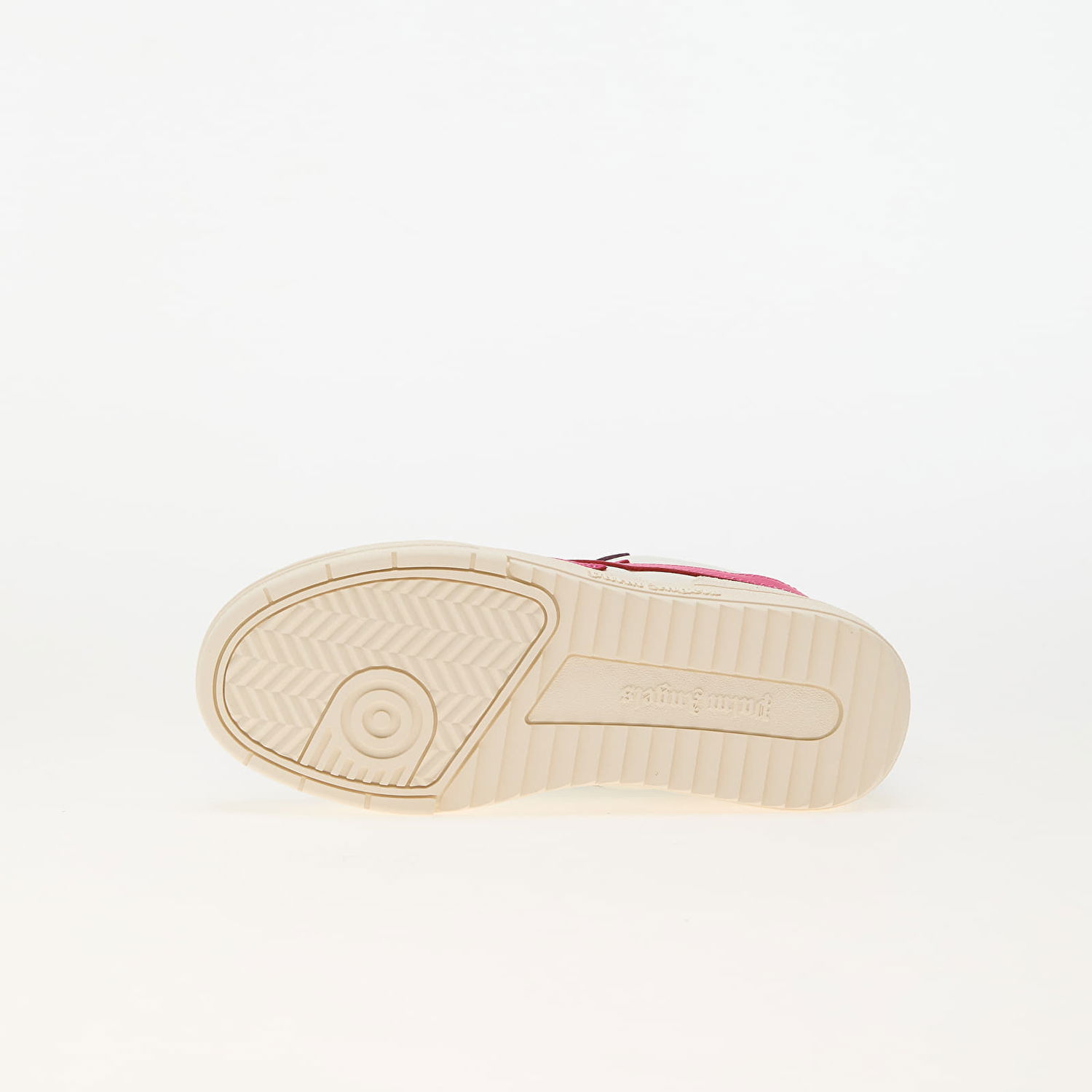 Tenisky a topánky Palm Angels Palm Beach University Leather White Fuchsia Biela | PGIA014F24LEA0020132, 1