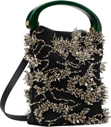 Kabelka Dries Van Noten Dries Van Noten Beaded Mesh Handbag Čierna | 251-011522-695, 1
